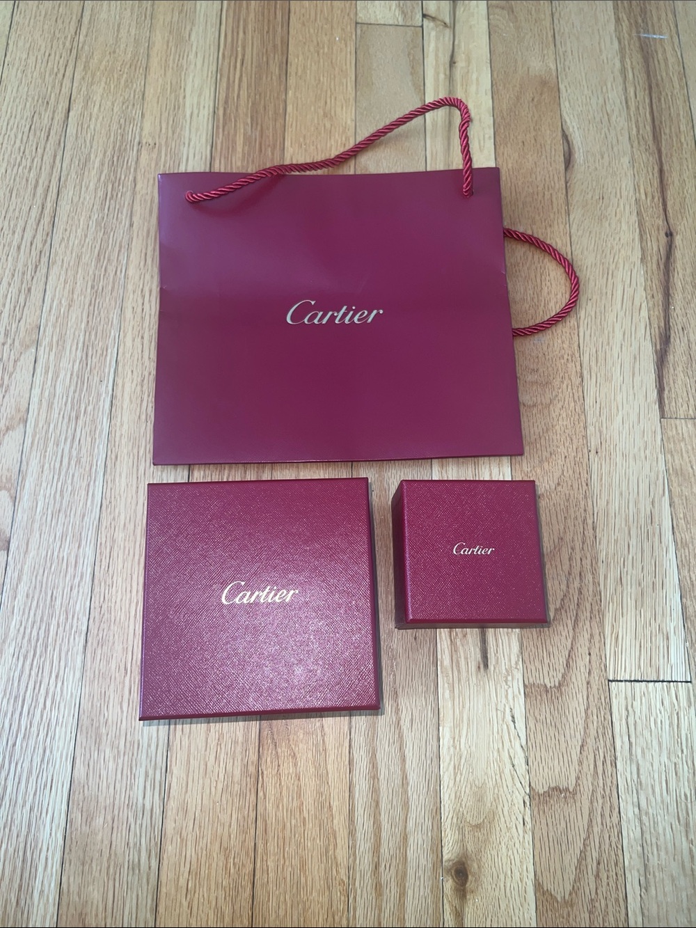 Cartier boxes